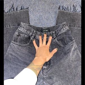 Rachel Comey black/grey crop legion wide jeans 2